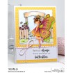 TINY TOWNIE BUTTERFLY GIRL BRIANNA RUBBER STAMP